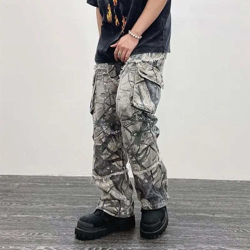 Japanese Brand Camouflage Y2K Fashion Baggy Jeans Cargo Pants Size US 30 / EU 46 - 1 Thumbnail