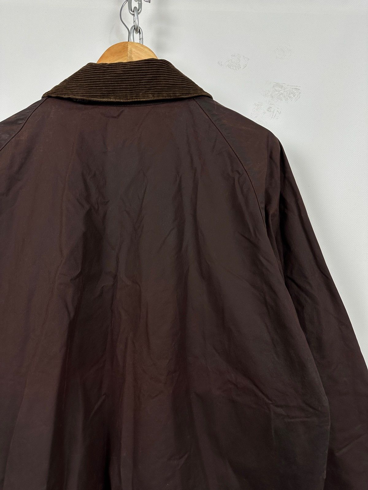 Barbour Vintage Barbour Beaufort Brown Waxed Jacket/Warm Pile Lining Size US XXL / EU 58 / 5 - 17 Thumbnail