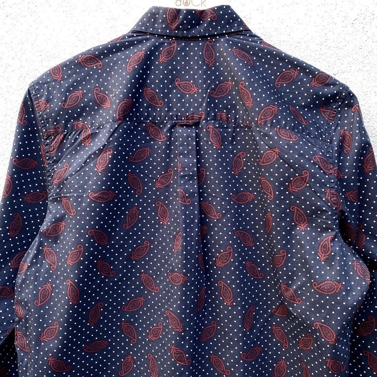 Other FRED PERRY X Drake's London Paisley Polka Dot Longsleeve Tee Size US M / EU 48-50 / 2 - 6 Thumbnail