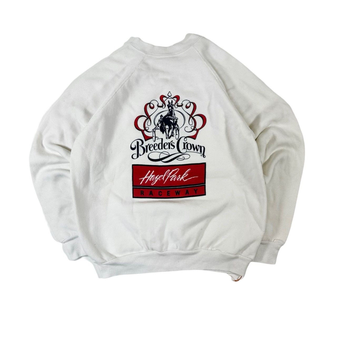 Vintage Vintage 80s Breeders Cup Raceway Equestrian Graphic Sweater Size US M / EU 48-50 / 2 - 1 Thumbnail