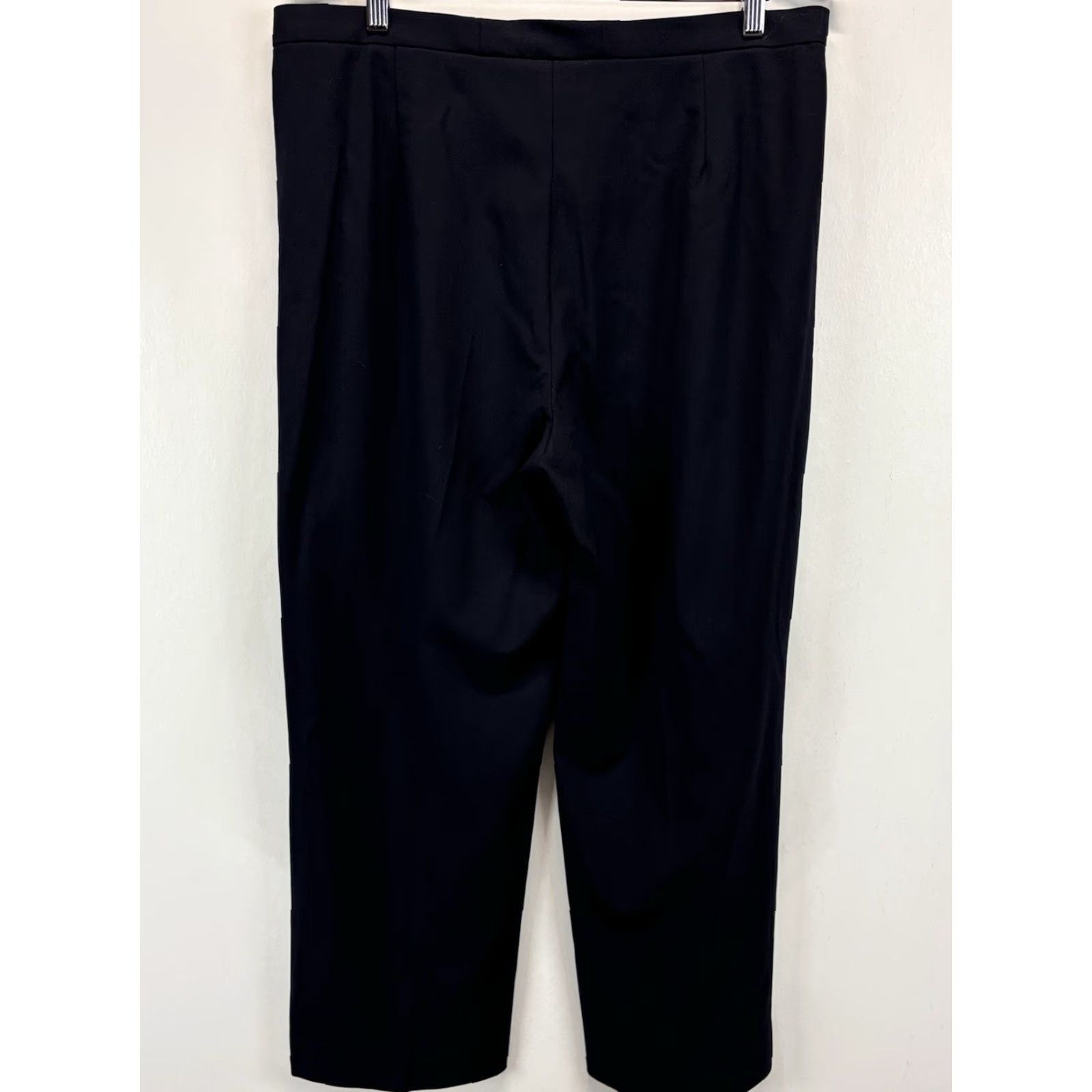 Vintage Lafayette 148 New York Women's Pants Navy Virgin Wool Size 14 Dress Pants Career Size 36" / US 14 / IT 50 - 3 Thumbnail