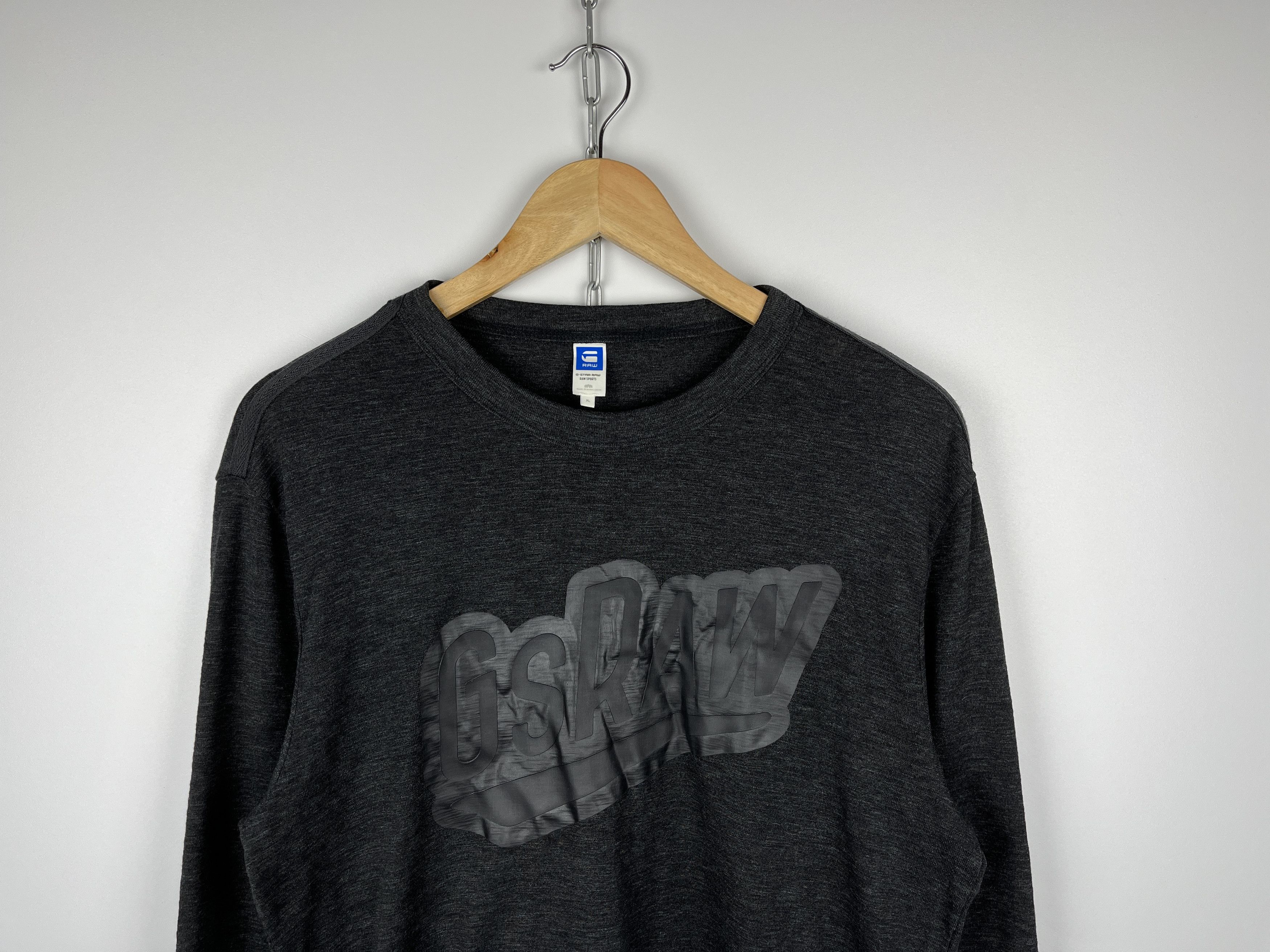 G-Star G-star RAW Salvos R T L/S Men's T-shirt Size US XL / EU 56 / 4 - 2 Thumbnail