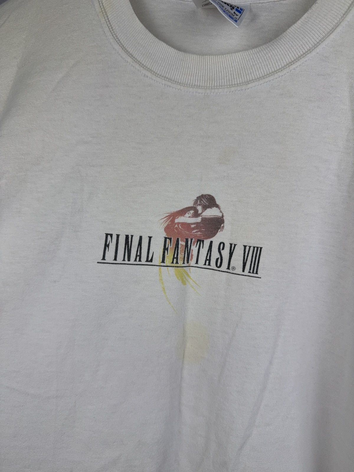 Vintage Vintage 90s Final Fantasy VIII FF8 T Shirt White Size XL Size US XL / EU 56 / 4 - 8 Thumbnail