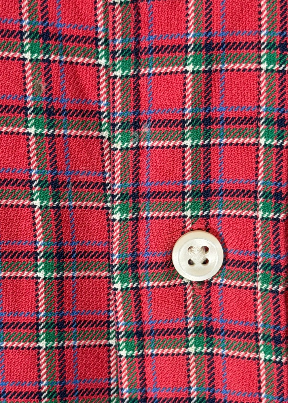 VTG PRL "Custom Fit" Tartan Plaid Button-Down Shirt image 8