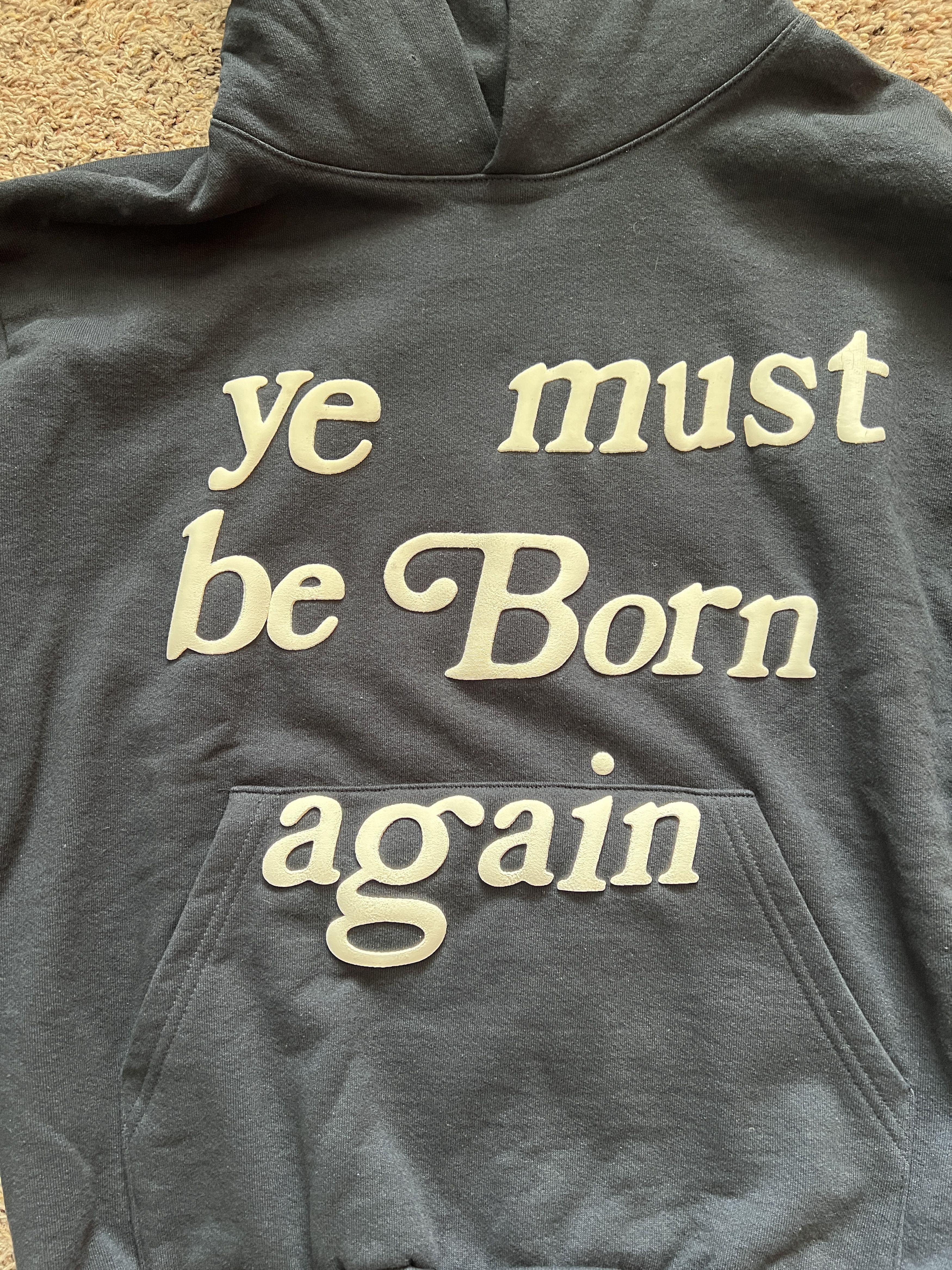 Cactus Plant Flea Market CPFM Born Again Hoodie Sweatshirt Darkest Navy (2020) Size US L / EU 52-54 / 3 - 2 Thumbnail