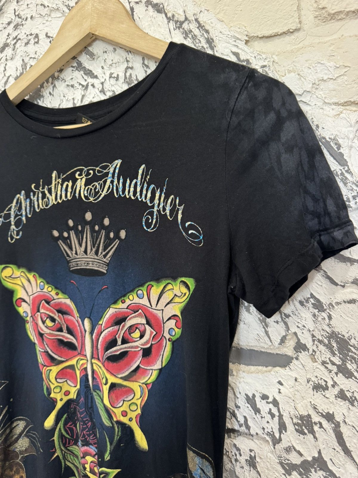 Christian Audigier Christian Audigier T-Shirt Black Size L Size L / US 10 / IT 46 - 4 Thumbnail