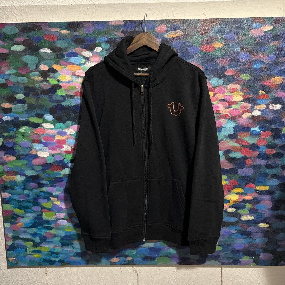 True Religion True religion puff print graphic hoodie black Size XL Size US XL / EU 56 / 4 - 1 Thumbnail