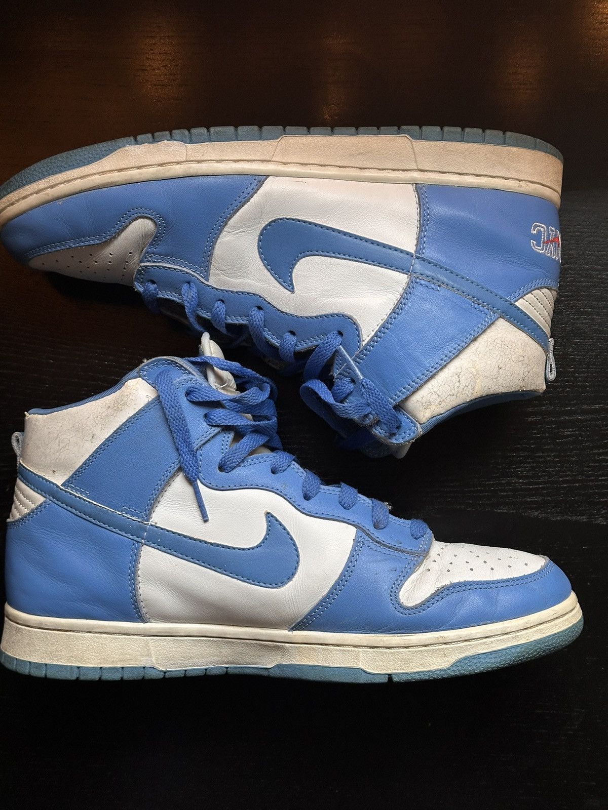 image of Nike Dunk High Le Nyc Edition 1999 Original Shoes in White, Men's (Size 11)
