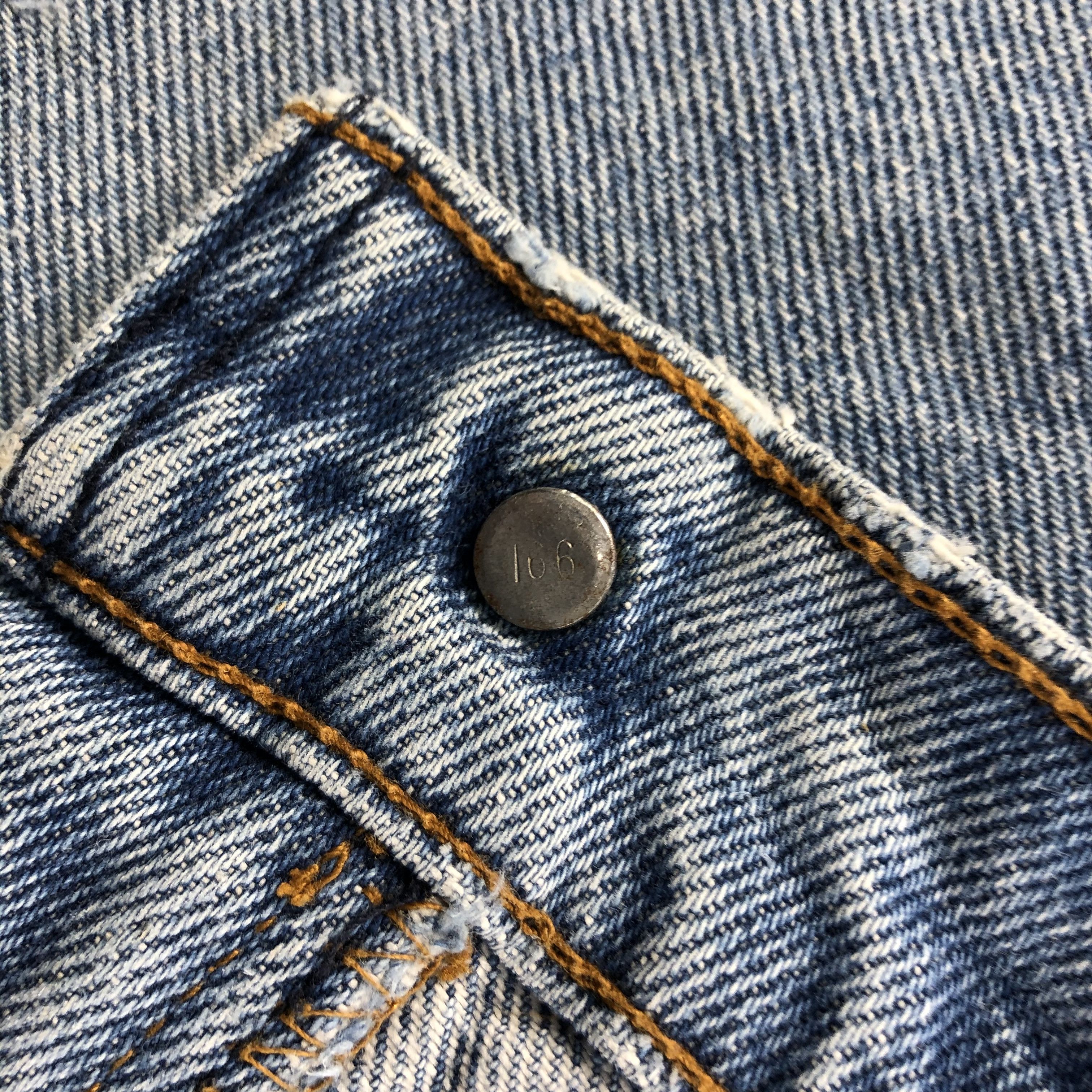 Levi's Vintage 80s Distress Levis Orange Tab Jeans-JM1109A Size US 37 - 9 Thumbnail