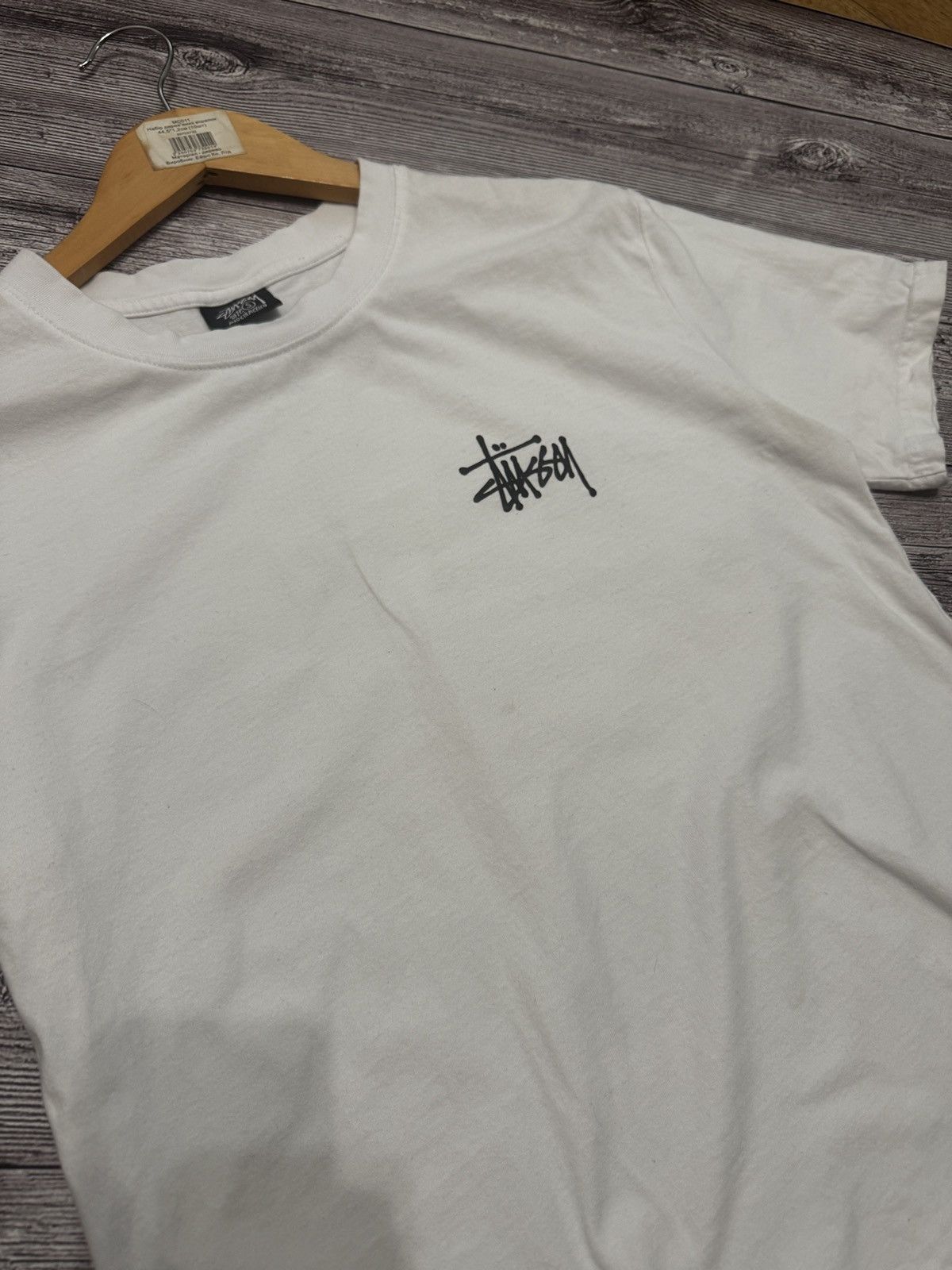 Stussy Stüssy White T-Shirt Big Back Logo Size US S / EU 44-46 / 1 - 2 Thumbnail