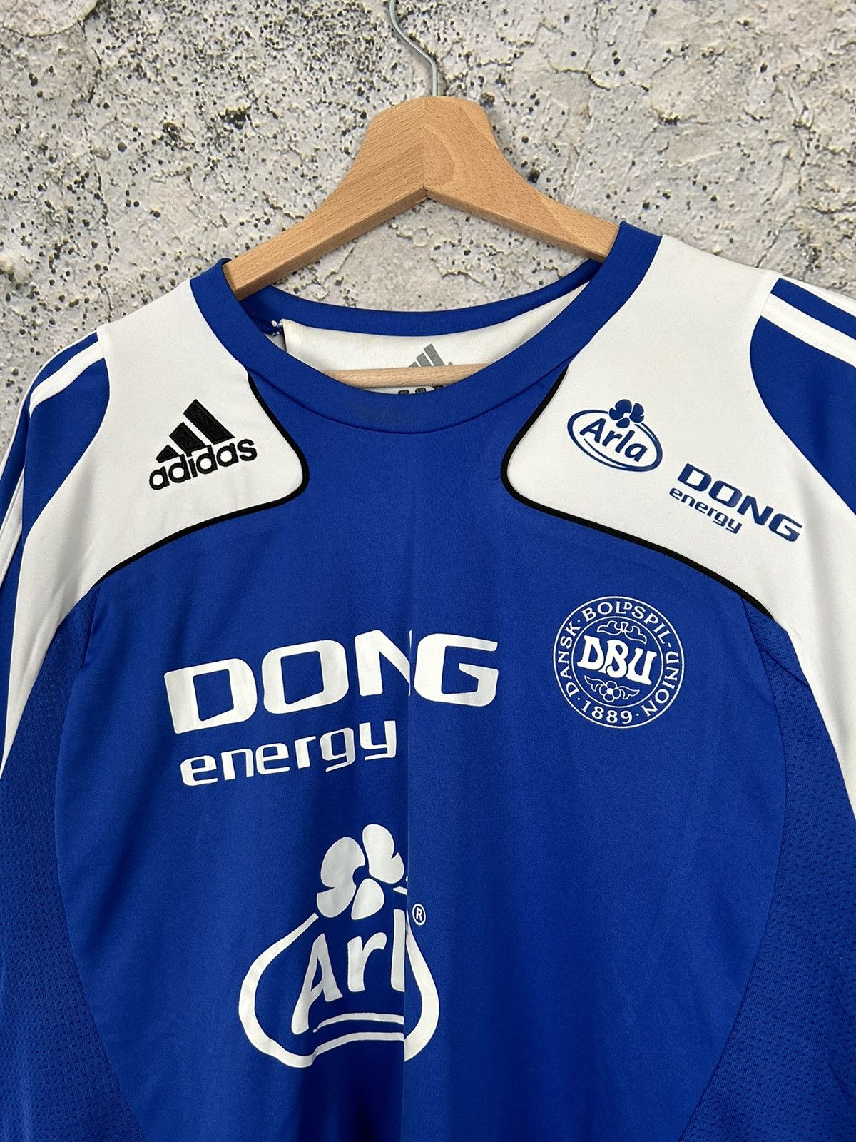 Adidas Vintage Adidas Soccer Jersey Denmark 2007 Football Hype Size US XL / EU 56 / 4 - 3 Thumbnail