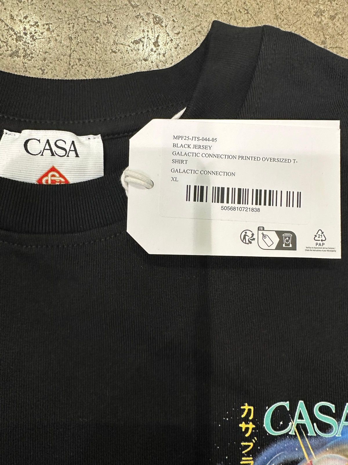 Casablanca CASABLANCA - Galactic Connection T-Shirt Size US XL / EU 56 / 4 - 4 Thumbnail