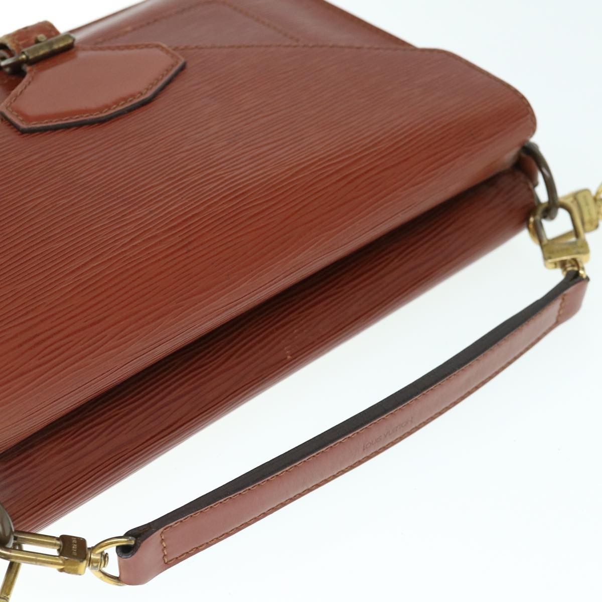 Louis Vuitton LOUIS VUITTON Epi Biface Hand Bag Brown M52323 Size ONE SIZE - 6 Thumbnail