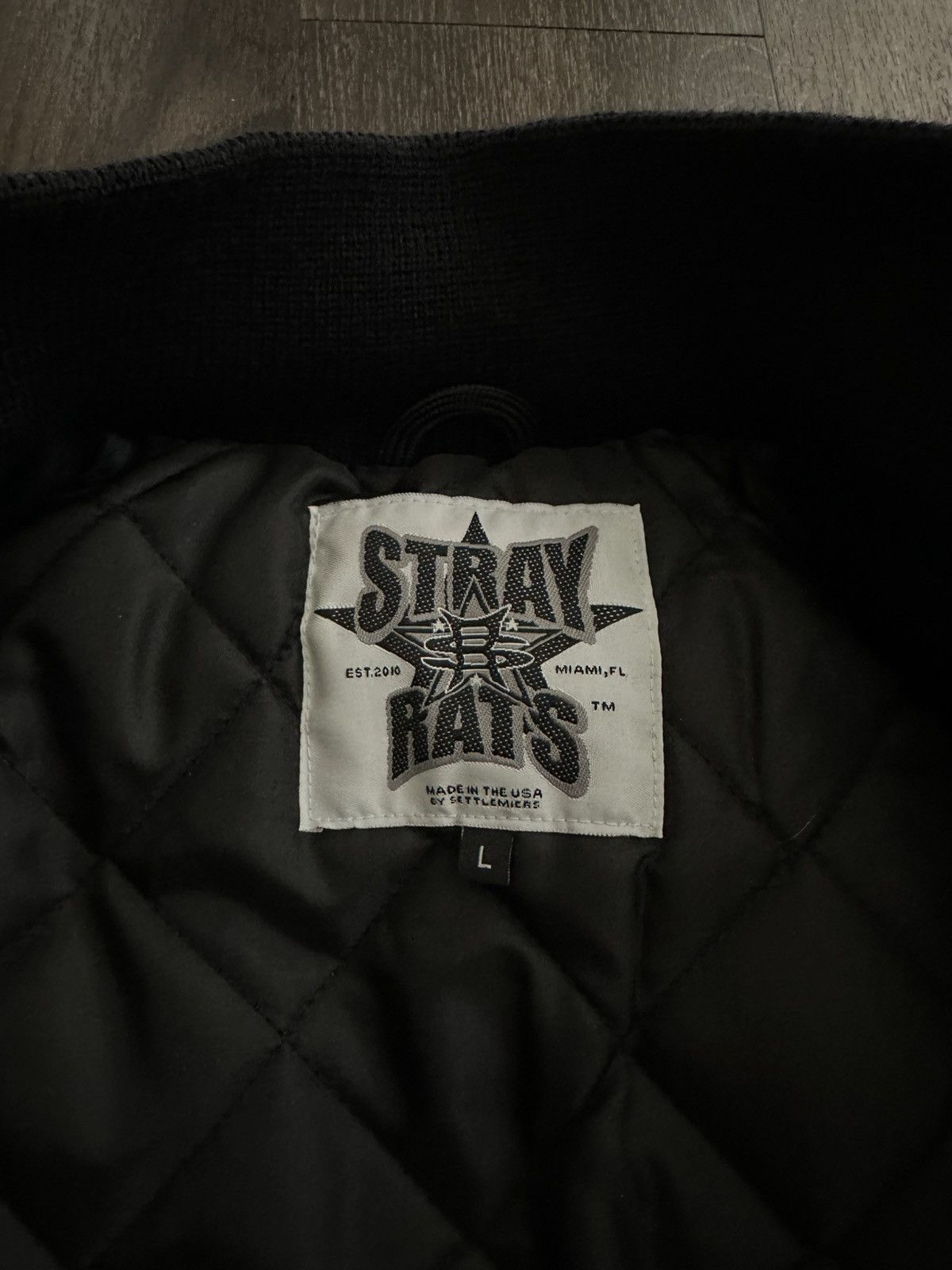 Bounty Hunter Bounty Hunter x Stray Rats Varsity Jacket NEW Large Size US L / EU 52-54 / 3 - 8 Thumbnail