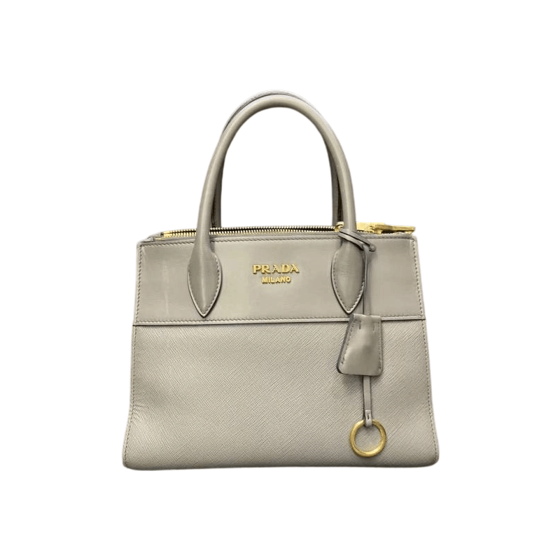 Prada Prada Saffiano Leather Handle Bag Size ONE SIZE - 1 Thumbnail