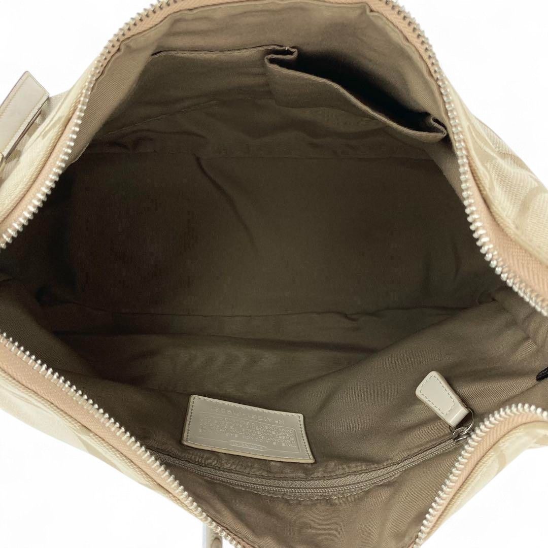 Coach Coach - Brown Leather Hobo Medium Signature Shoulder Bag Size ONE SIZE - 8 Thumbnail