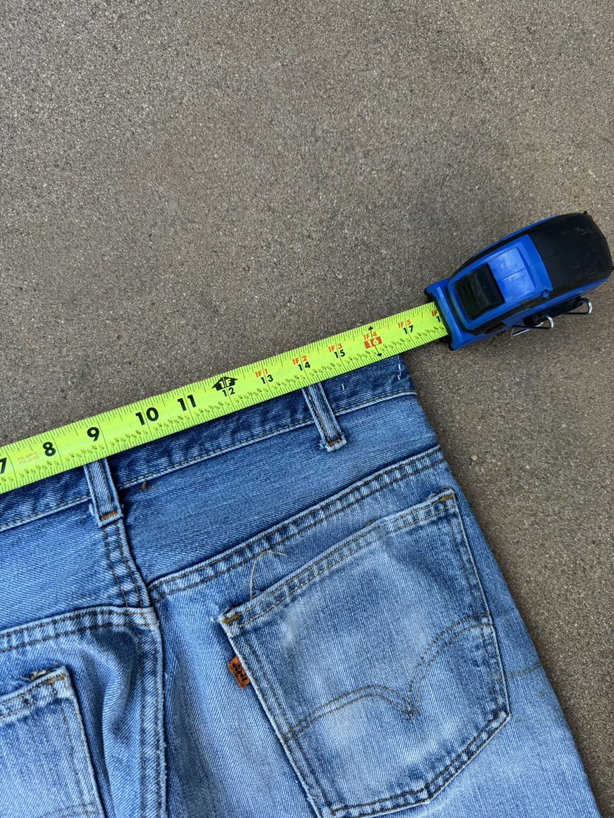 Levi's × Vintage Vtg 70’s Levi’s 646 Orange Tab Bellbottom Flare Jeans 33x30 Size US 33 - 9 Thumbnail