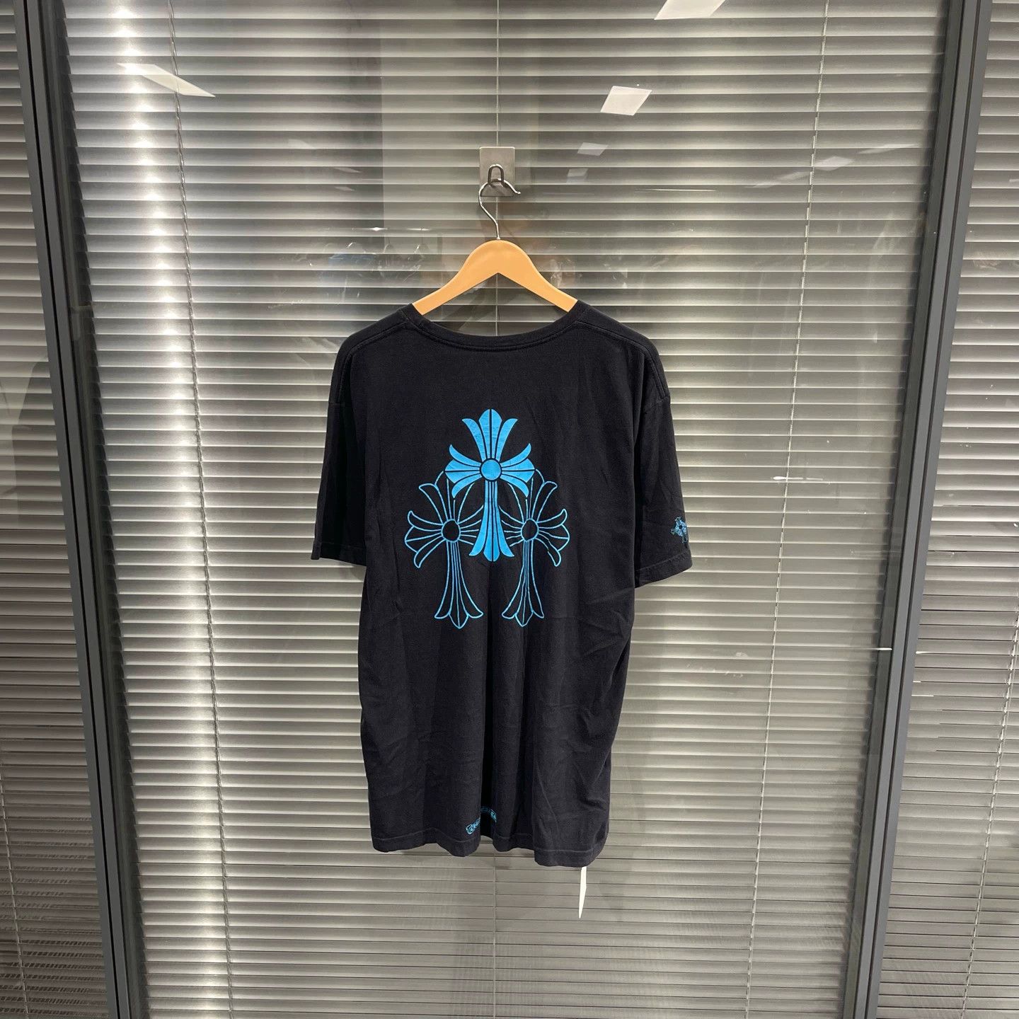 Chrome Hearts Chrome Hearts triple blue cross tee | Grailed