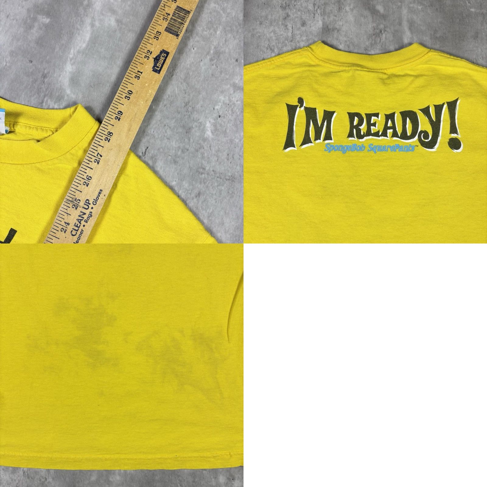 Vintage VINTAGE SpongeBob SquarePants T Shirt Yellow Cartoon Tv Promo Shirt Mens L Yellow 90s 2000s Size US L / EU 52-54 / 3 - 9 Thumbnail