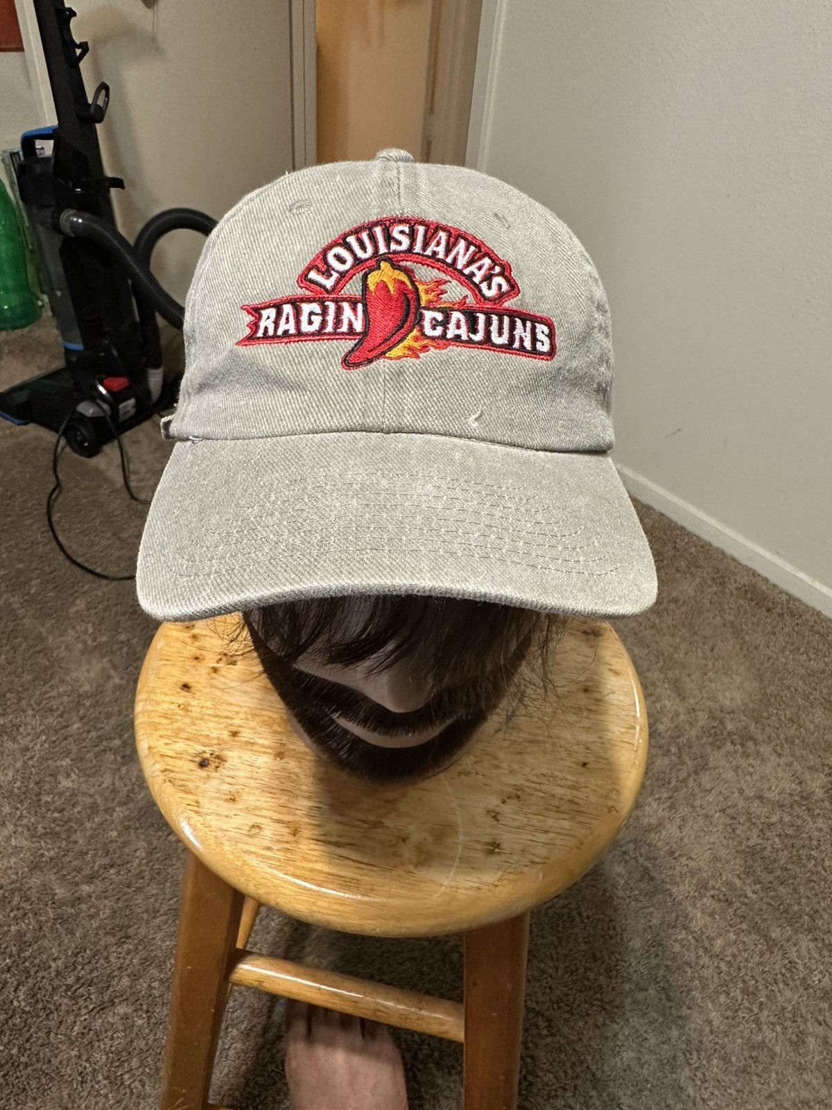 NCAA × Vintage Vintage NCAA University of Louisiana Ragin' Cajuns hat 90s Size ONE SIZE - 2 Thumbnail