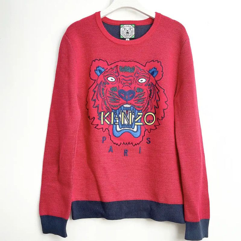 Kenzo KENZO Colorful Graphic Sweater for Women 0089 Size XL / US 12-14 / IT 48-50 - 1 Thumbnail