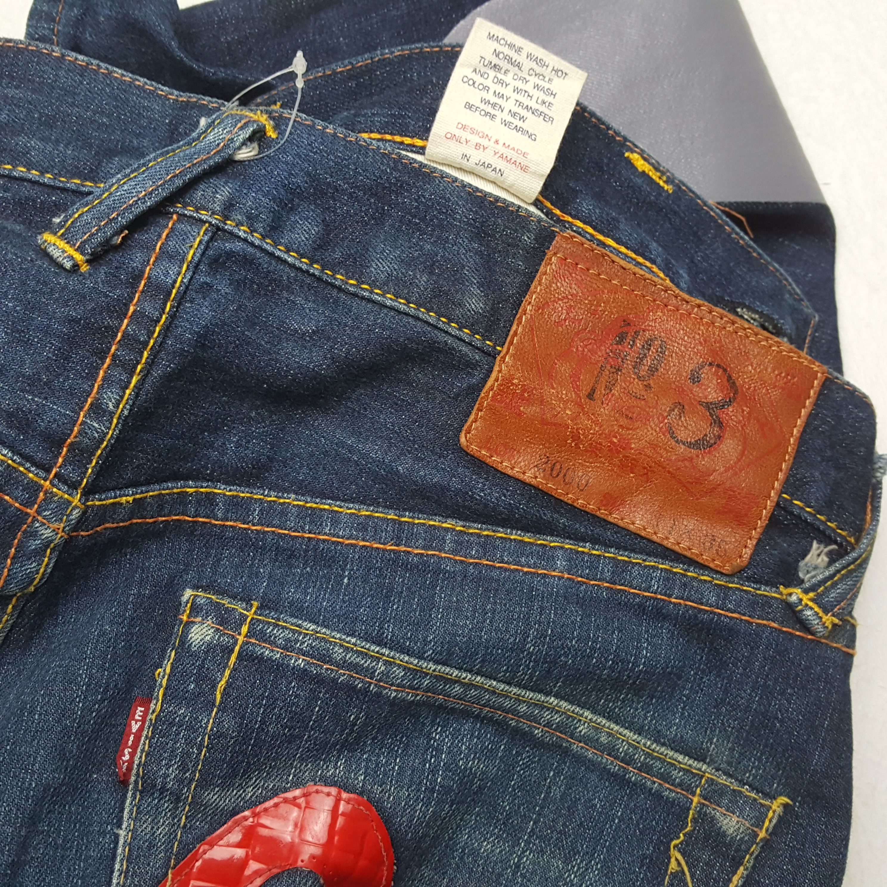 Evisu × Japanese Brand × Vintage Vintage EVISU Japanese Brand Daicock Custom Design Jeans Size US 29 - 14 Thumbnail