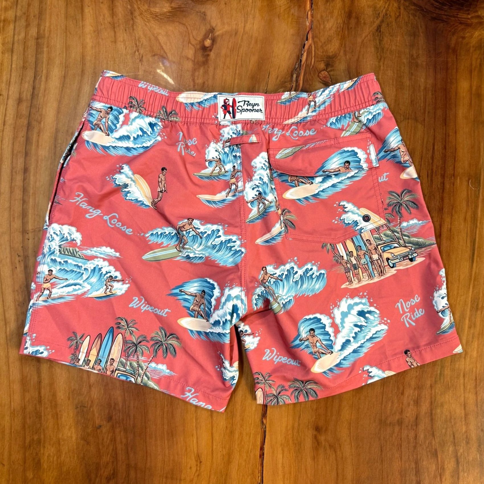 Reyn Spooner Reyn Spooner Swim Trunks M Men’s Beach Surf Hang Loose Wipeout Lined Shorts O2 Size US 31 - 5 Thumbnail