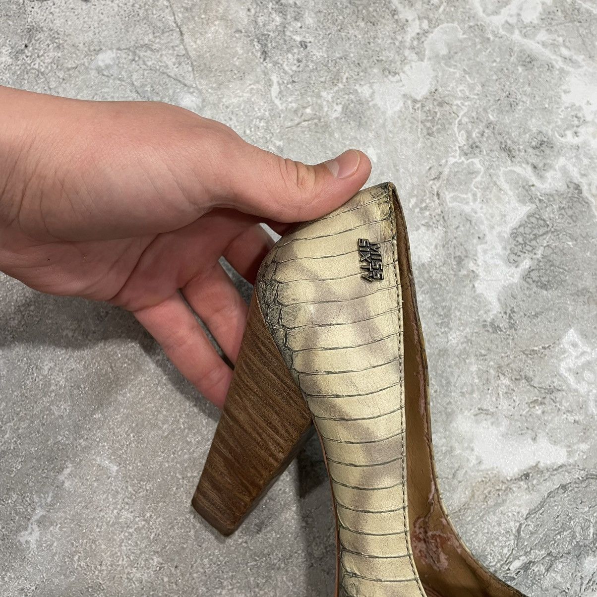 Other Miss sixty Heel 90s shoes anaconda snake cobra alligator y2k Size US 8.5 / IT 38.5 - 2 Thumbnail