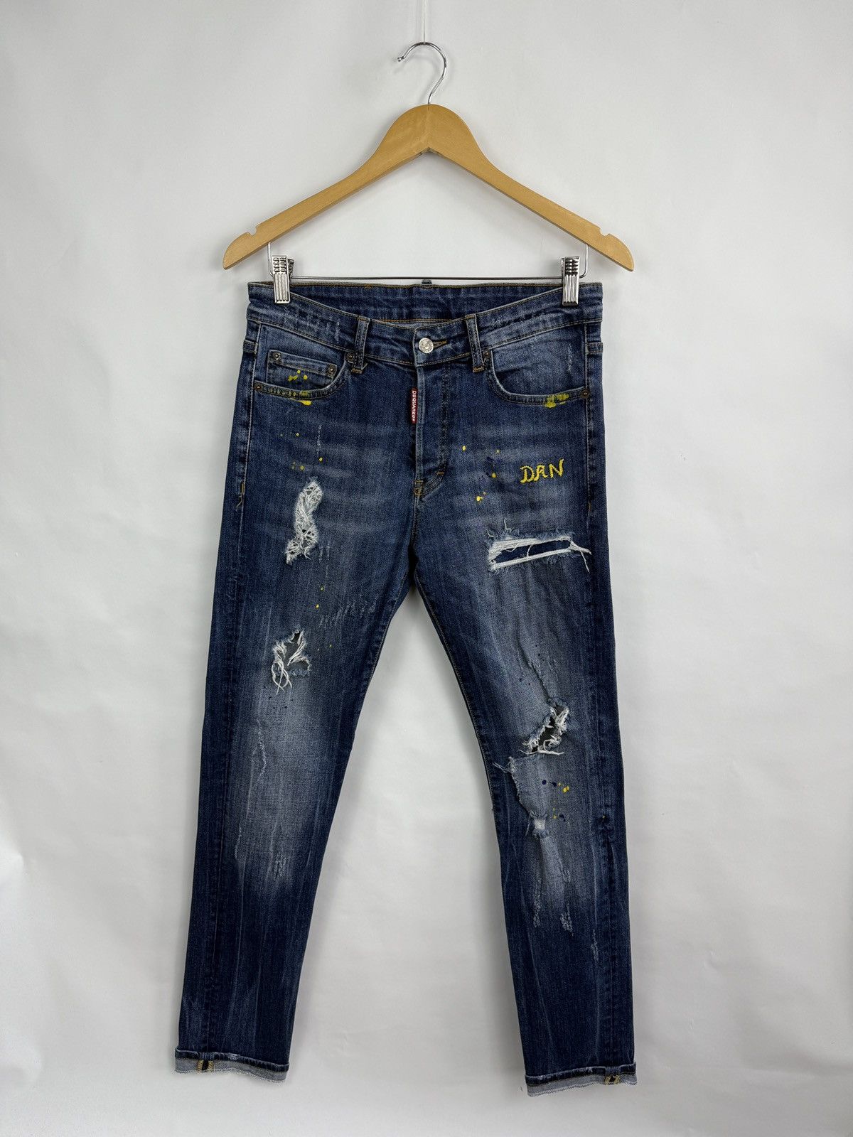 Dsquared2 🇮🇹 Dsquared2 Jeans Made In Italy Rare Retro Hype Y2K Size US 30 / EU 46 - 3 Thumbnail
