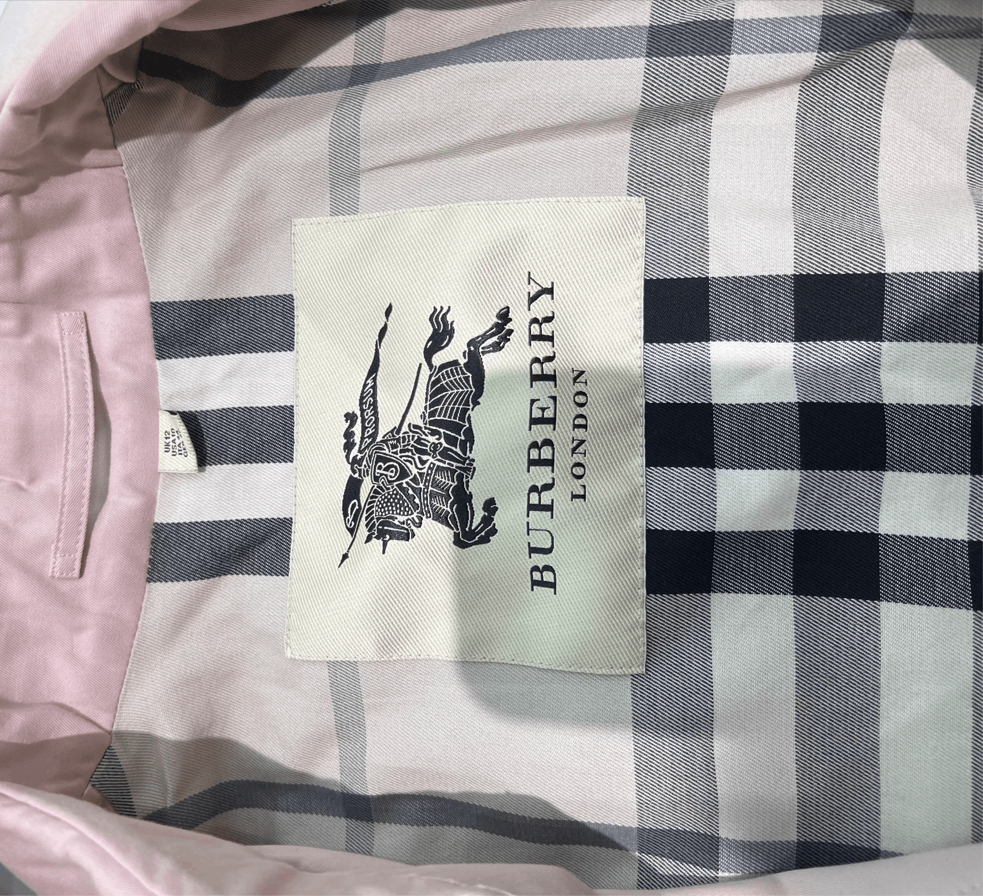Burberry Burberry light pink long trench coat UK12 99 New Size M / US 6-8 / IT 42-44 - 4 Thumbnail