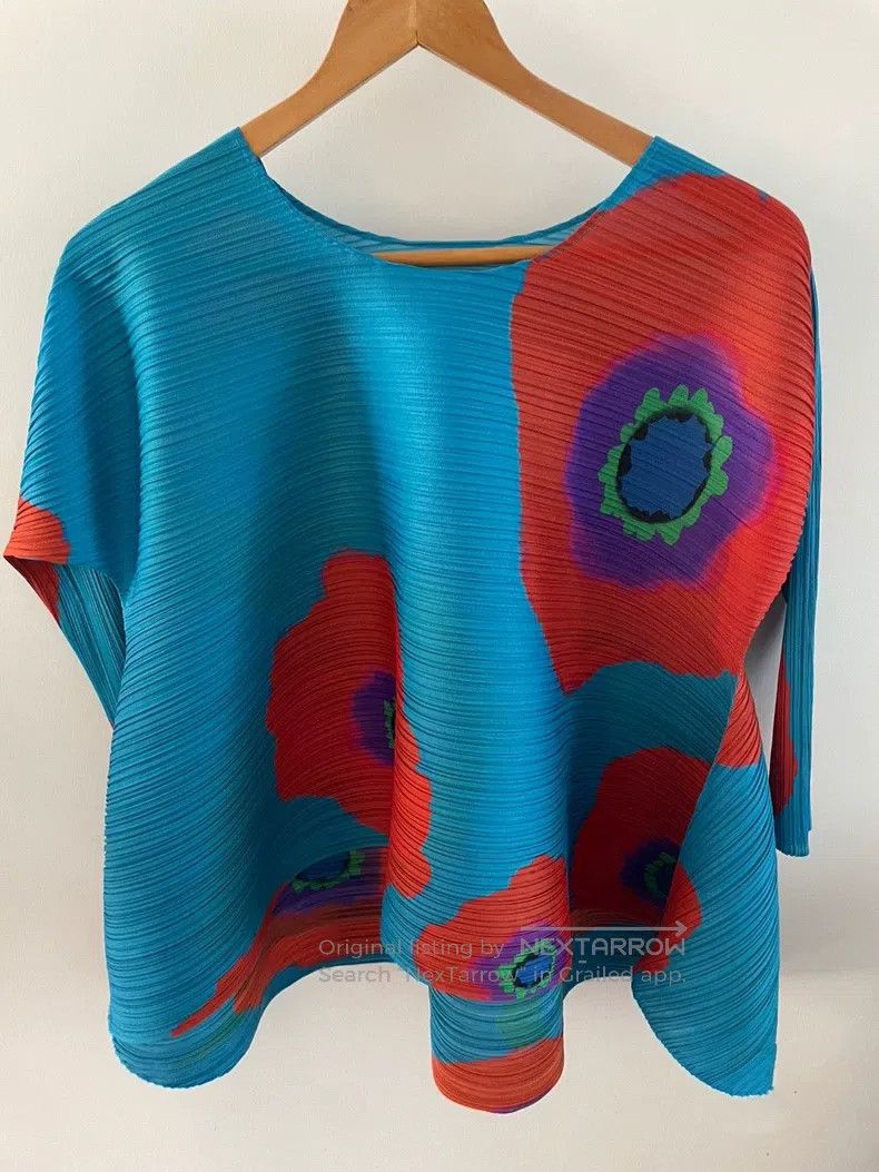 Issey Miyake Issey Miyake Blue Long Sleeve Size L / US 10 / IT 46 - 3 Thumbnail