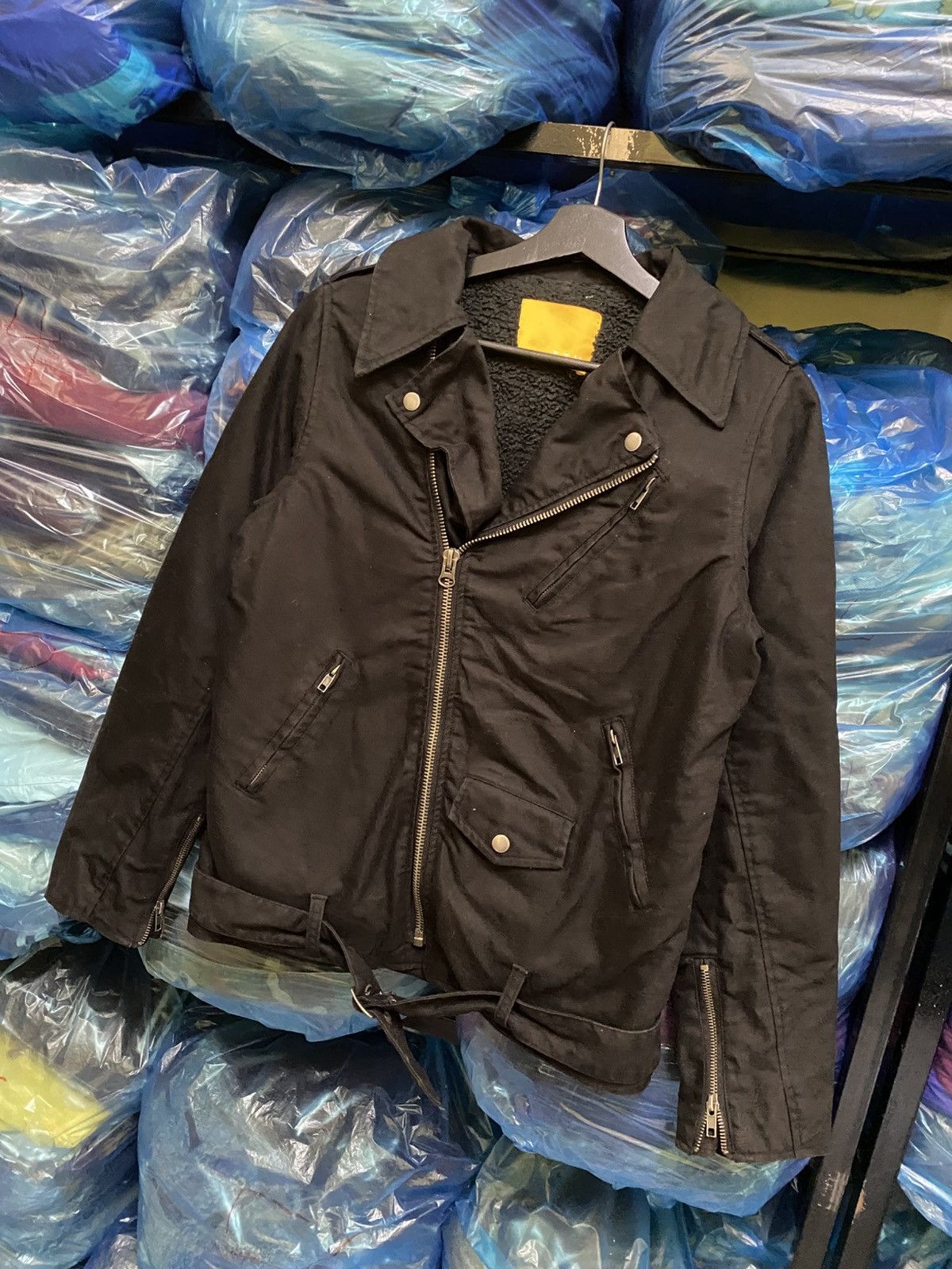 Japanese Brand TTU Black Riders Jacket – Japanese Sherpa-Lined Moto Coat Size US S / EU 44-46 / 1 - 4 Thumbnail