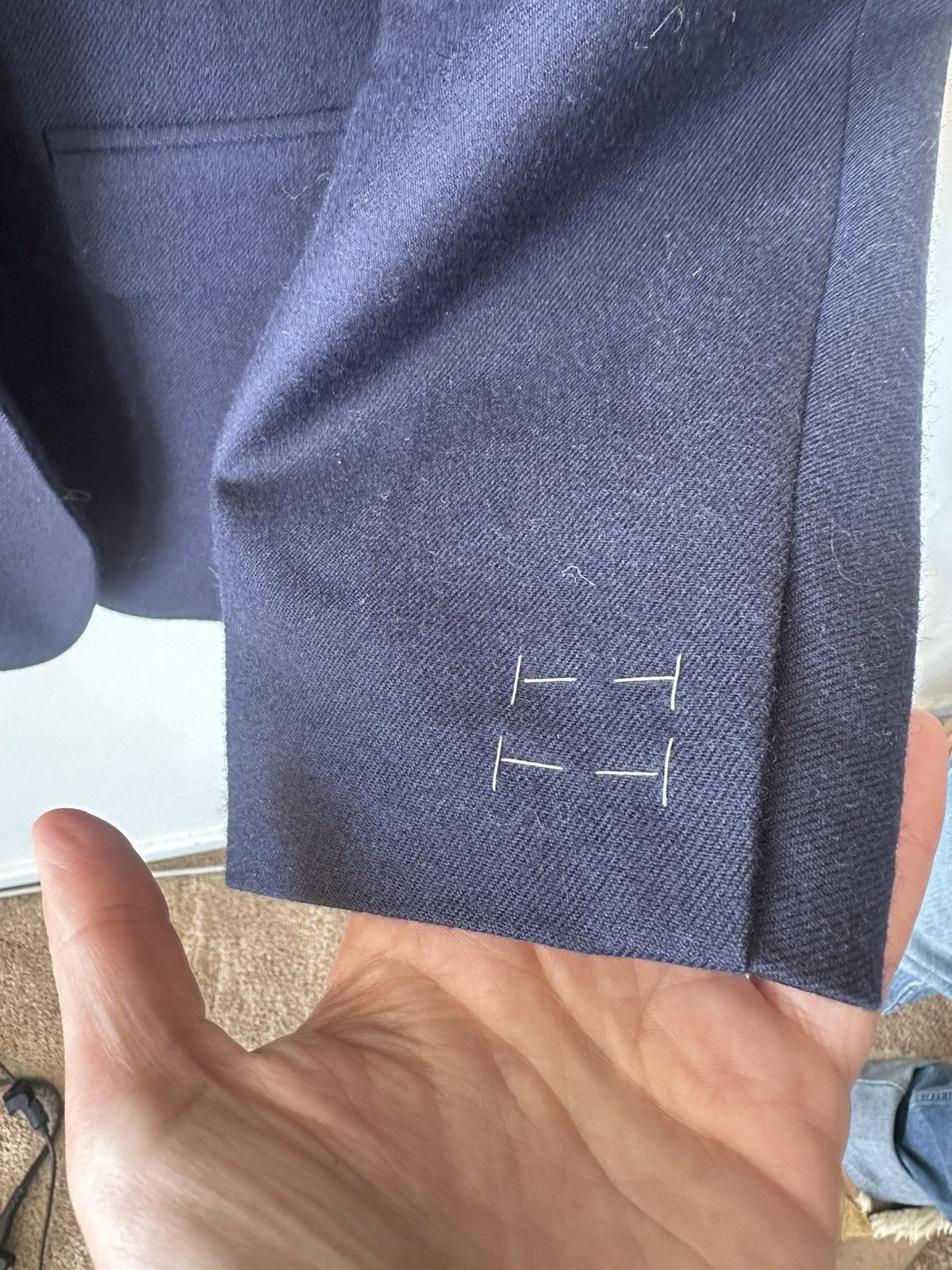 Maison Margiela Maison Margiela Navy Wool Blazer Size 48 (Never Worn) Size 38R - 9 Thumbnail