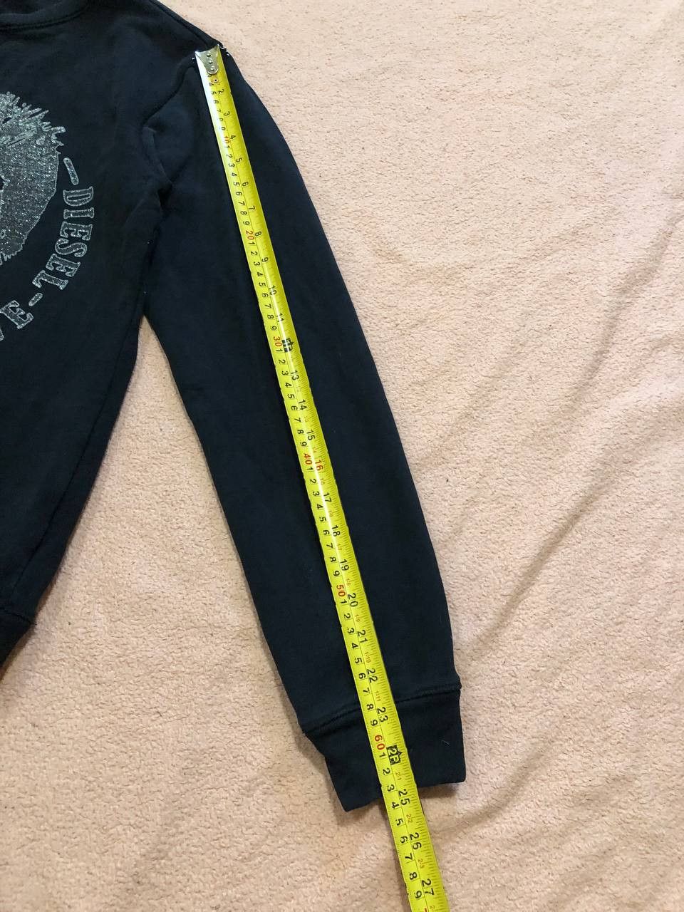 Diesel Vintage black Sweaters big logo center Diesel streetwear Size US M / EU 48-50 / 2 - 7 Thumbnail