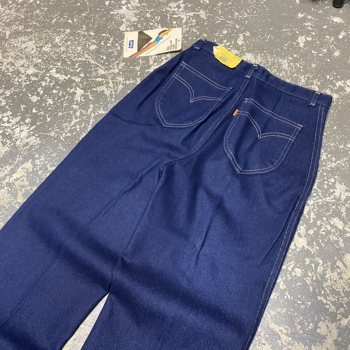 Levi's × Vintage Vintage Levi’s Missy 409 Denim Jeans USA NWT 1976 Size US 27 - 12 Thumbnail