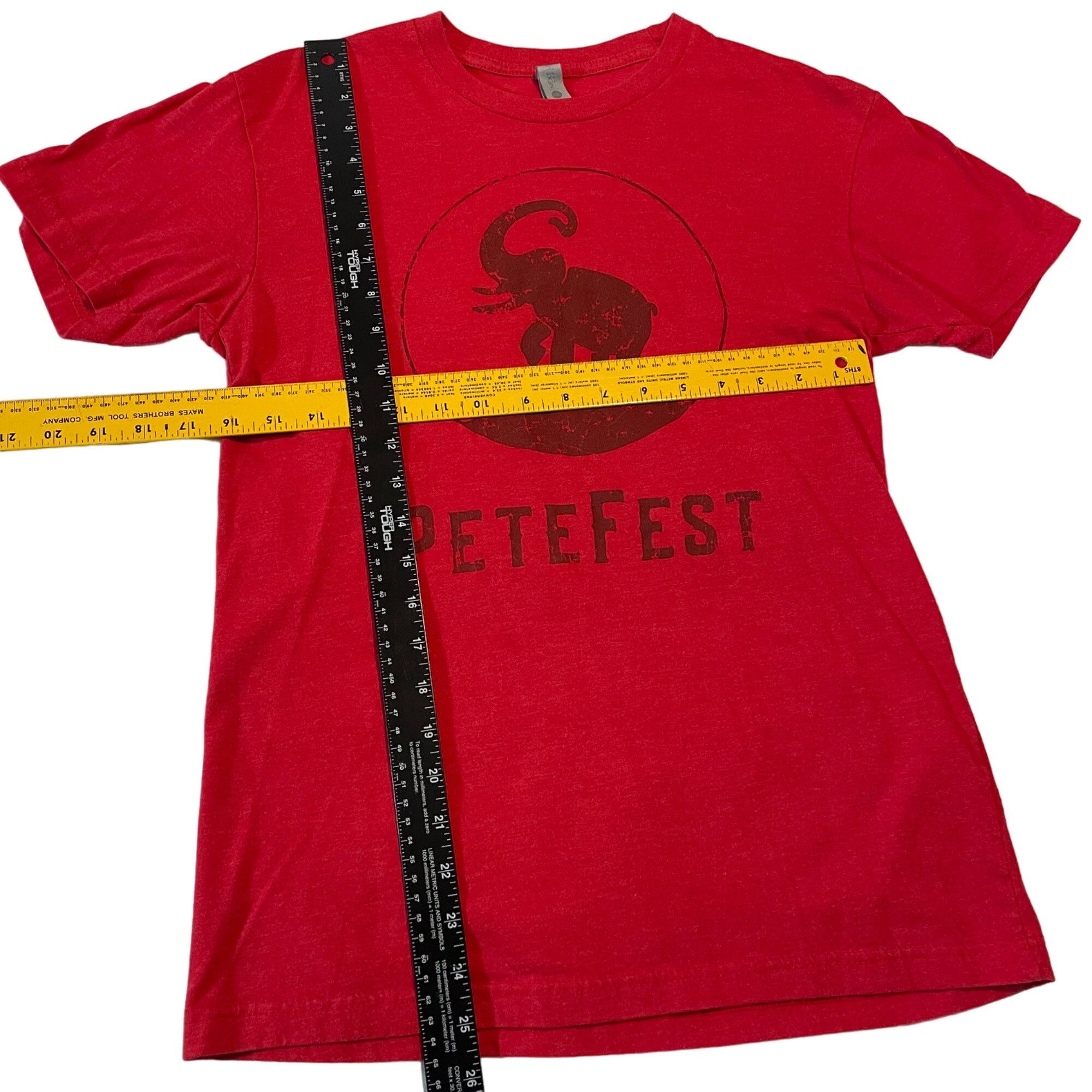 Next Level Apparel PeteFest Red T-Shirt Elephants Graphic Next Level Apparel Sm Size US S / EU 44-46 / 1 - 6 Thumbnail