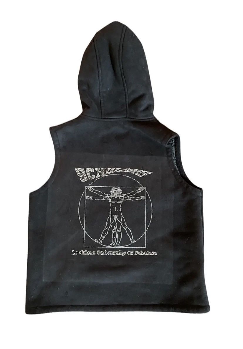 image of Elykong Reckless 1/1 Reckless Scholars Vest in Black, Men's (Size Medium)