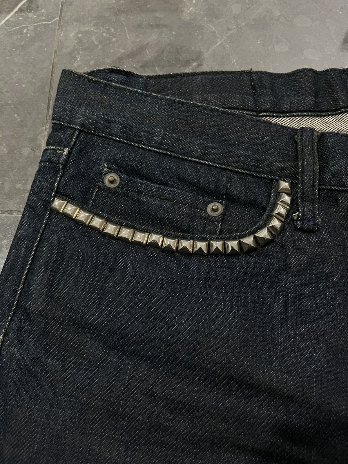 Hysteric Glamour HYSTERIC GLAMOUR STUDDED JEANS Size US 31 - 3 Thumbnail