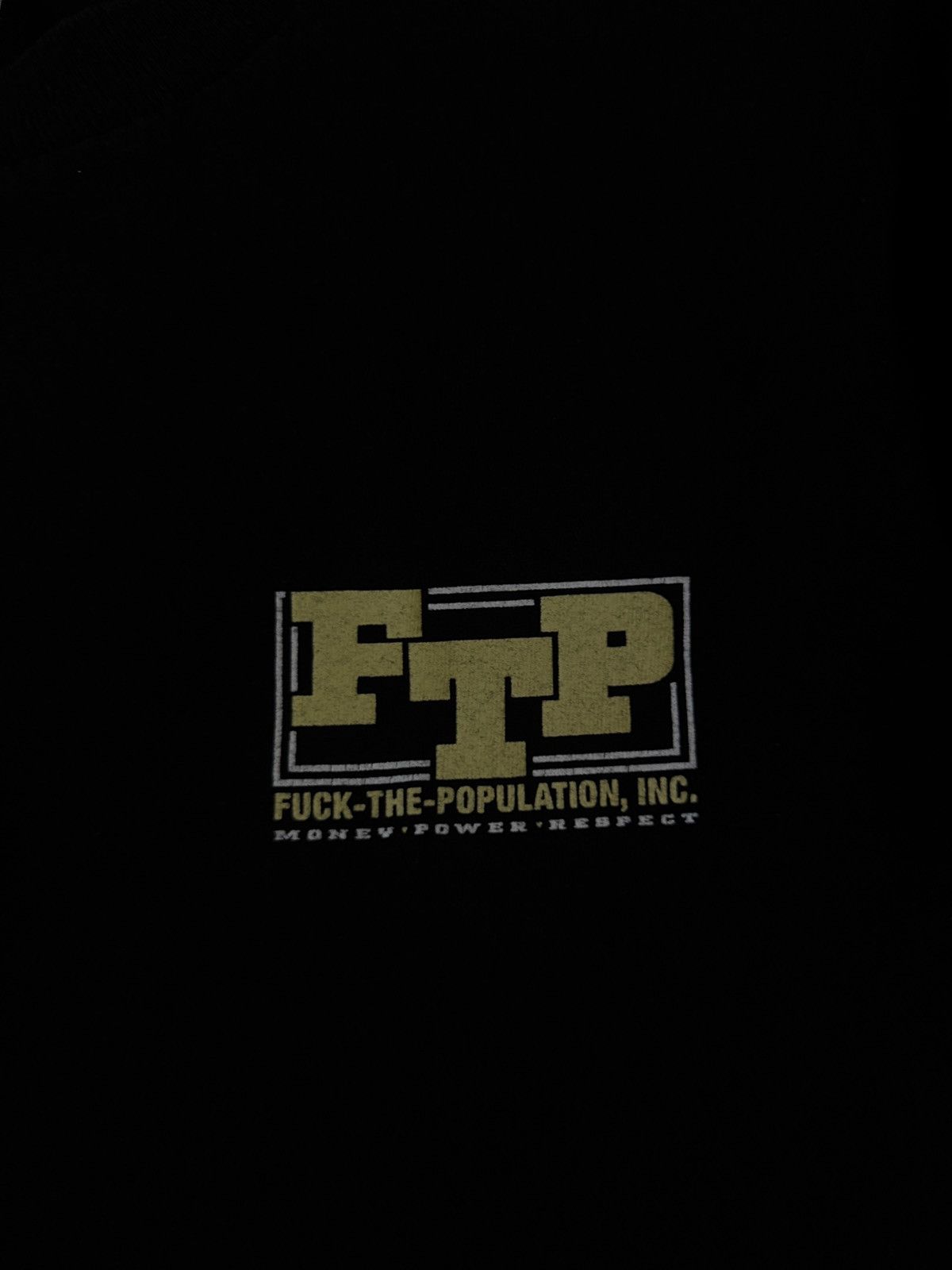 Fuck The Population FTP Money Power Respect Tee Size US M / EU 48-50 / 2 - 4 Thumbnail