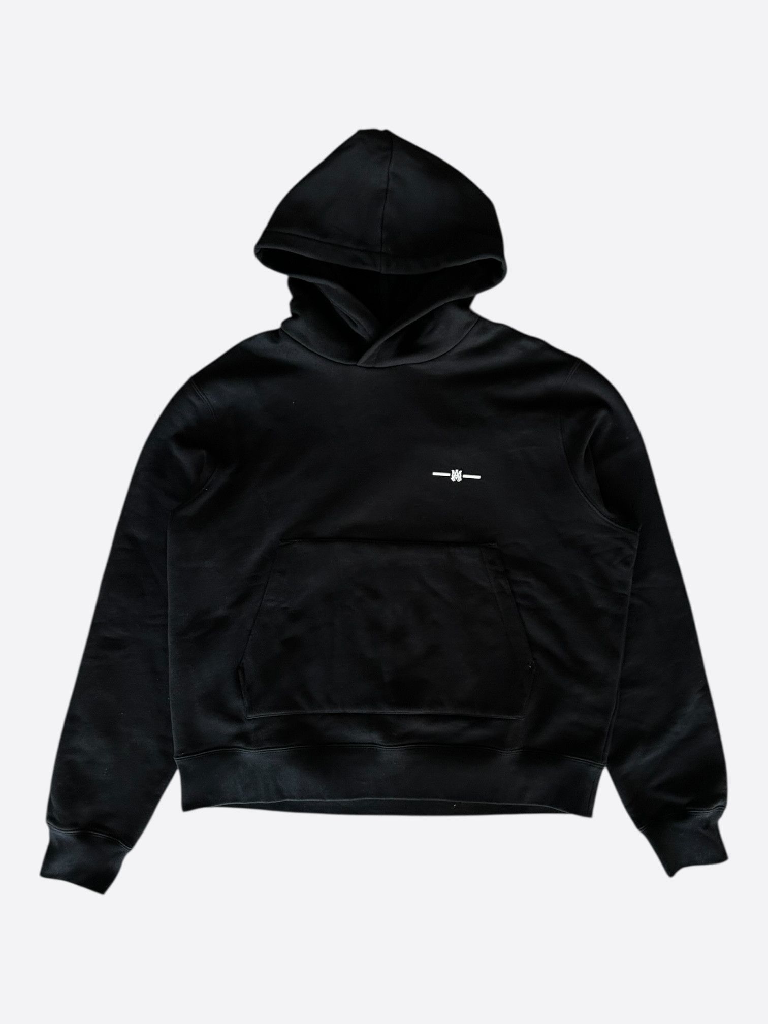 Amiri Amiri Black & White Mini MA Bar Logo Hoodie Size US XL / EU 56 / 4 - 1 Thumbnail