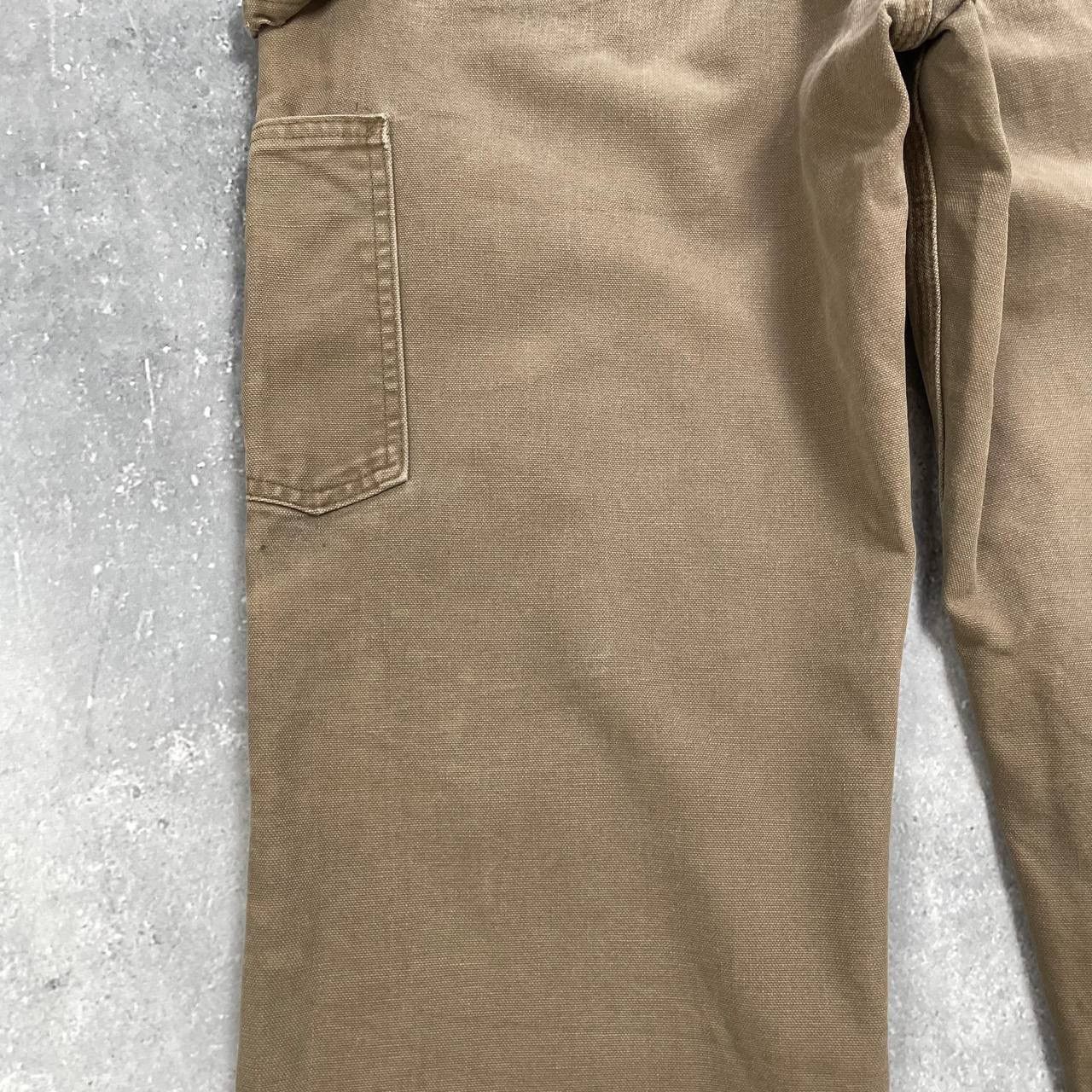 Carhartt Carhartt Carpenter Work Trashed Pants Brown W32 L28.5 Size US 32 / EU 48 - 21 Thumbnail