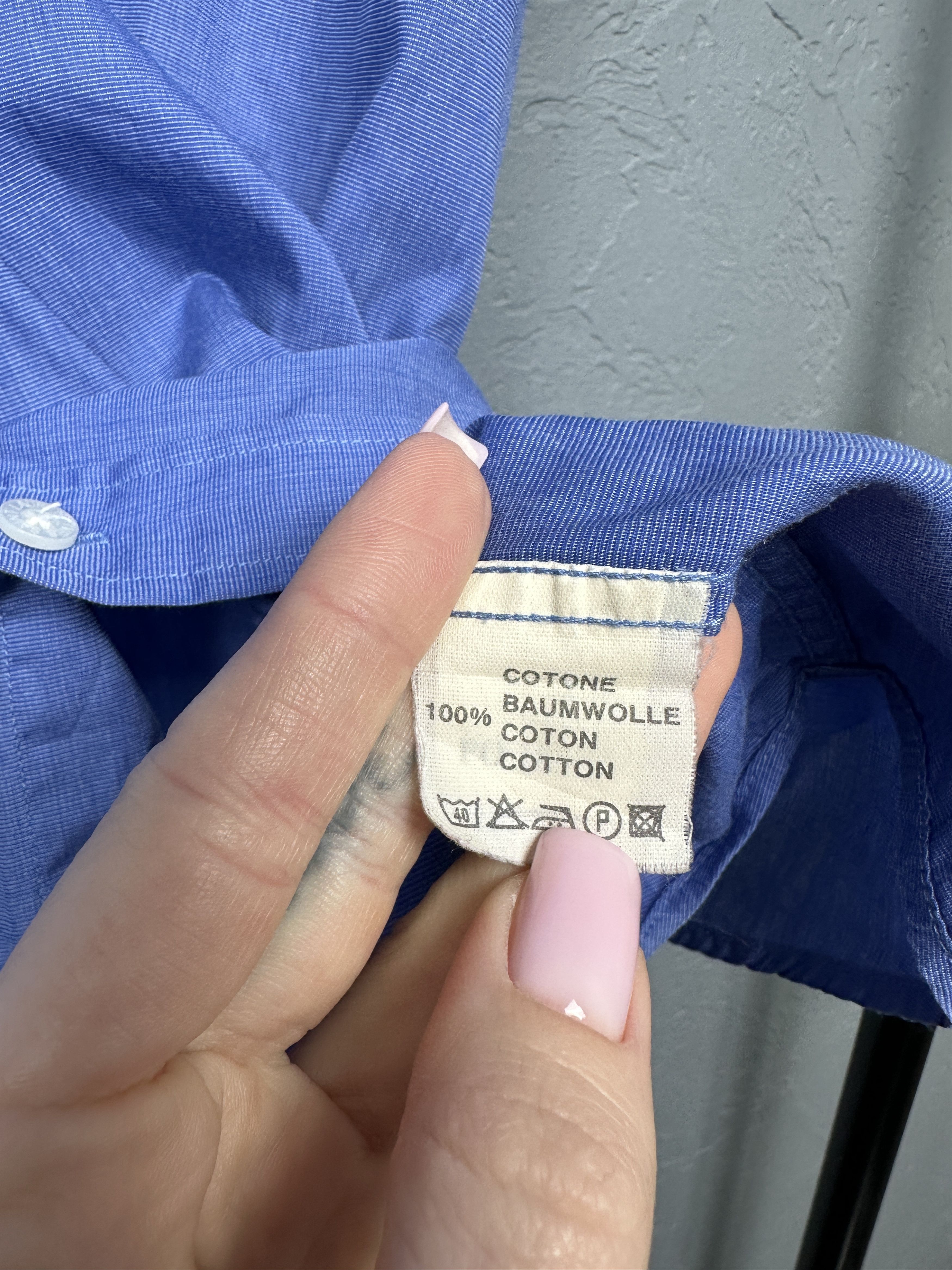 Yves Saint Laurent Yves Saint Laurent Mens Short Sleeve Shirt Size US L / EU 52-54 / 3 - 6 Thumbnail