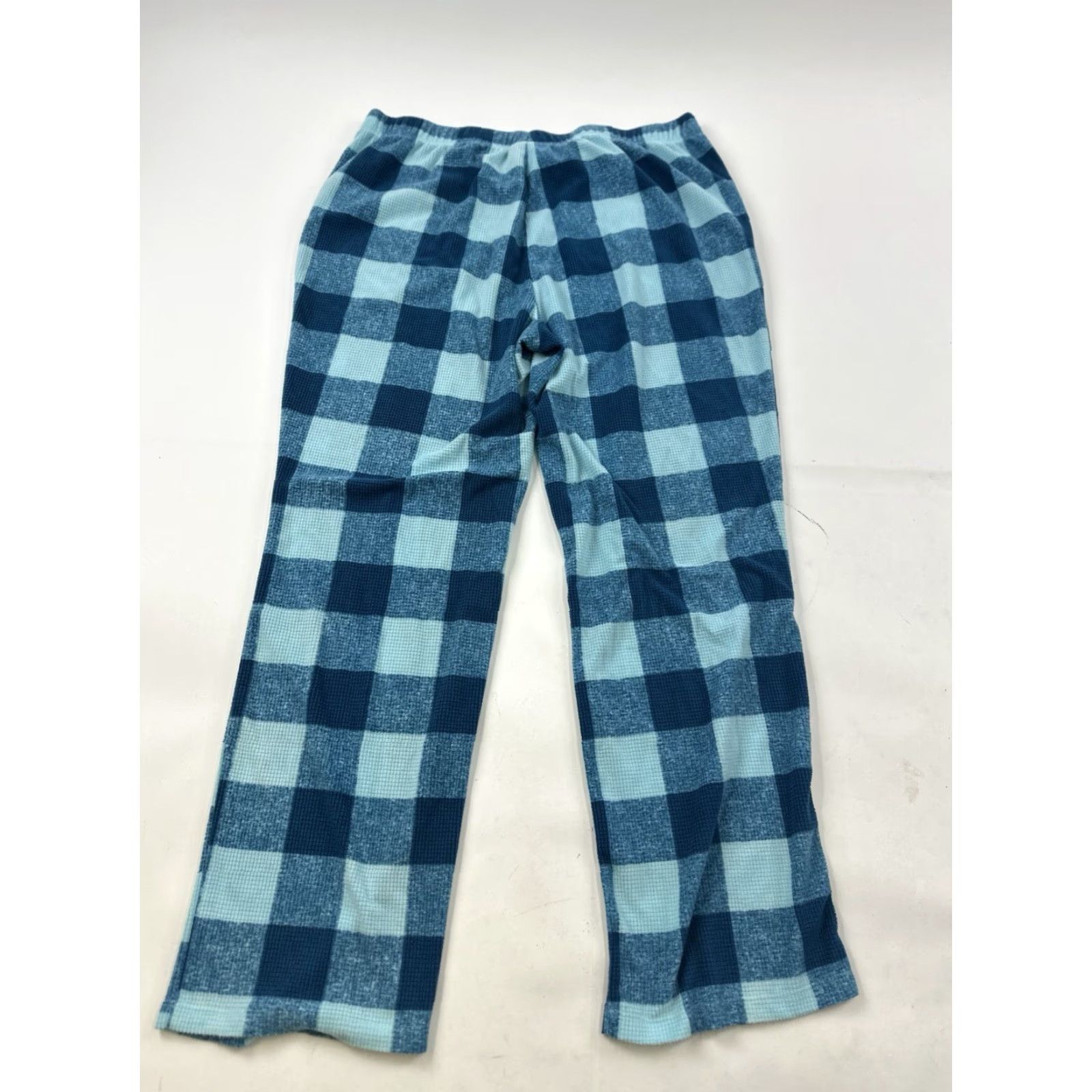 Eddie Bauer Eddie Bauer Pajama Pants Women XL Fleece Blue Plaid Pajama Pants Womens XL Blue Fleece Size 40" / US 18 - 2 Thumbnail