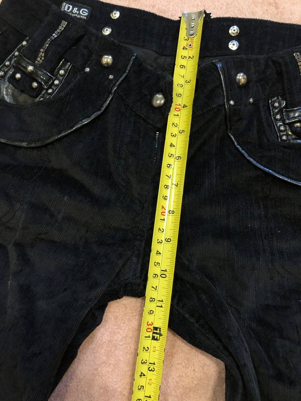 Dolce & Gabbana black D&G luxury Casual Pants Y2K Dolce&Gabbana Vintage Size 30" / US 8 / IT 44 - 11 Thumbnail