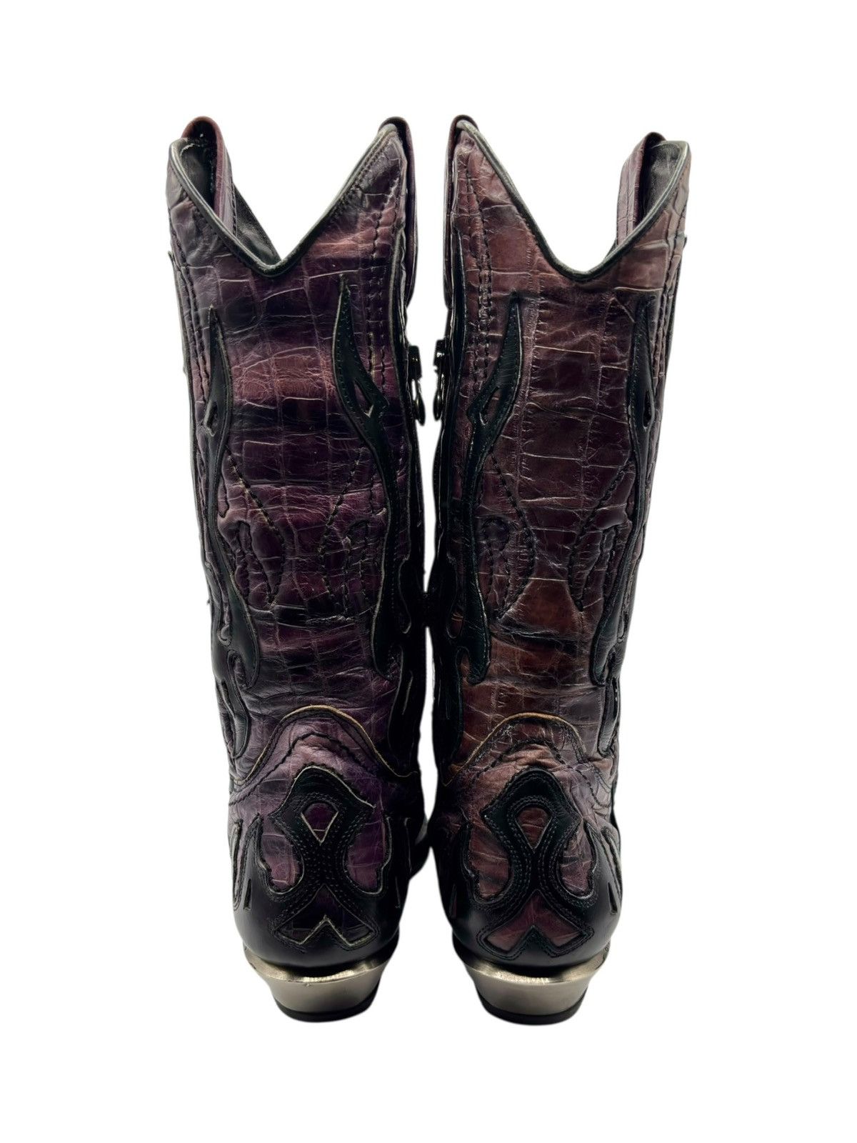 New Rock Vintage New Rock purple flame cowboy boots Size 37 Size US 7 / IT 37 - 3 Thumbnail
