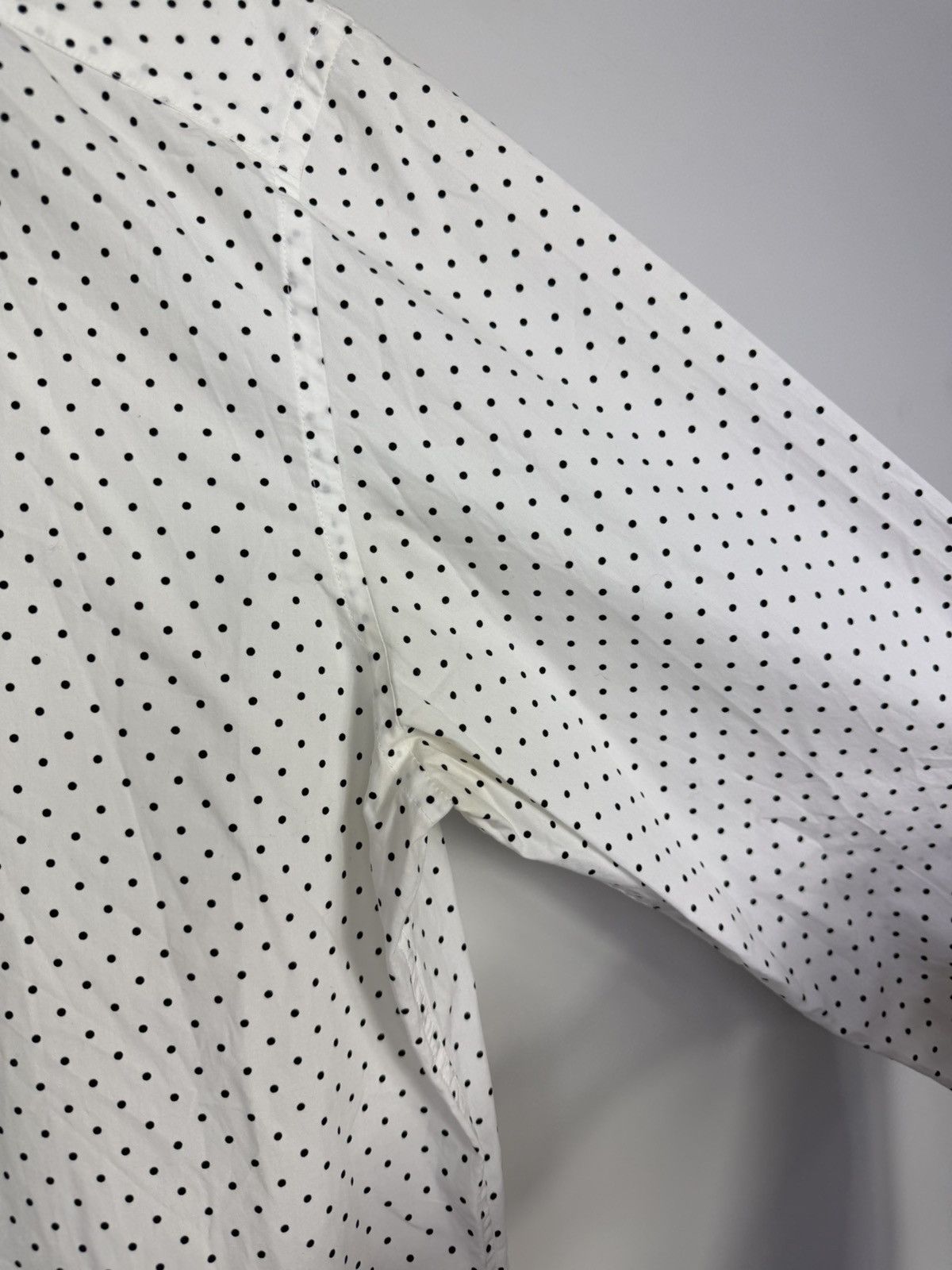 Dolce & Gabbana Dolce & Gabbana Gold Polka Dot Shirt Made in Italy Size US XL / EU 56 / 4 - 10 Thumbnail