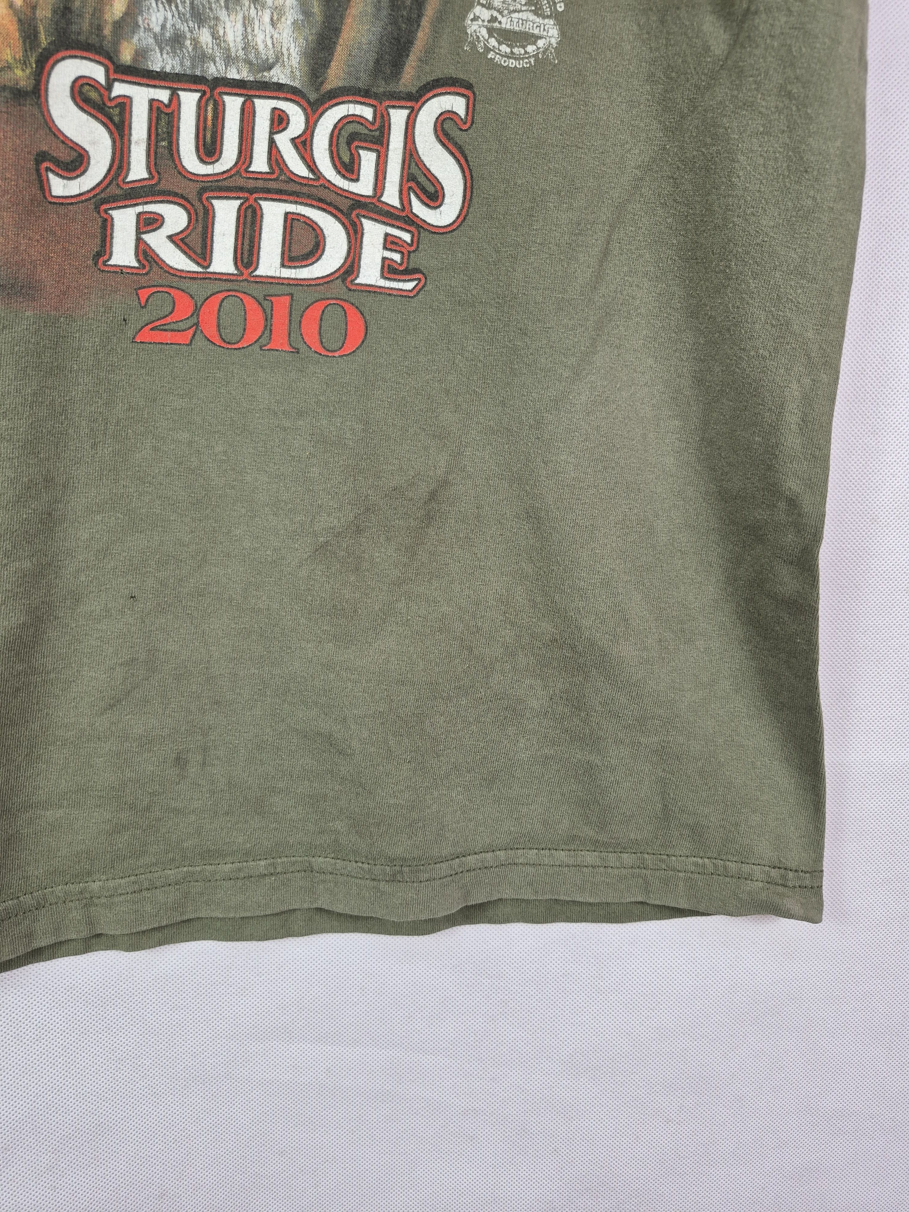 Vintage 🔥 Vintage Y2K Sturgis Ride 2010 Harley Davidson Tee Size US M / EU 48-50 / 2 - 8 Thumbnail