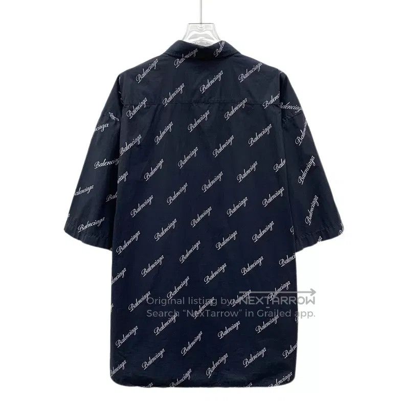 Balenciaga Balenciaga Size 39 Black Logo Letter Bullet Screen Printed Size US S / EU 44-46 / 1 - 2 Thumbnail