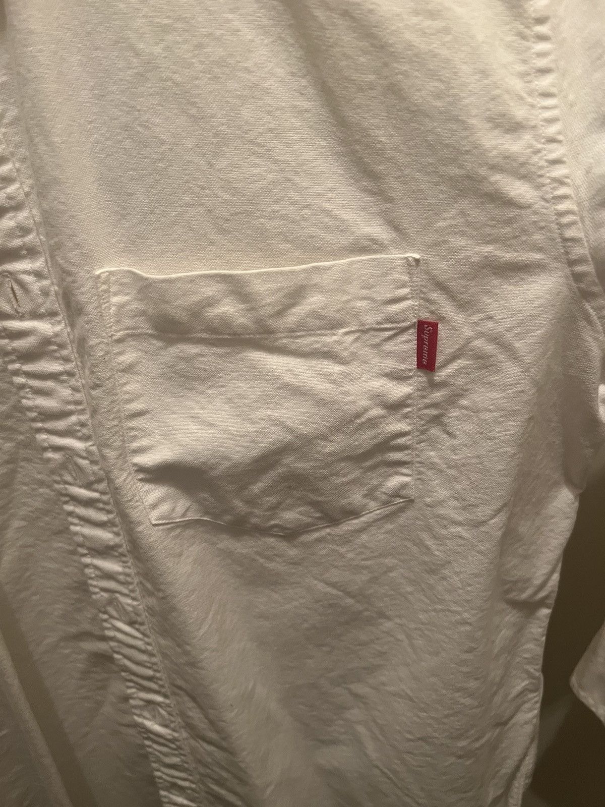 Supreme Supreme White Button Up Small Box Logo Size US S / EU 44-46 / 1 - 3 Thumbnail