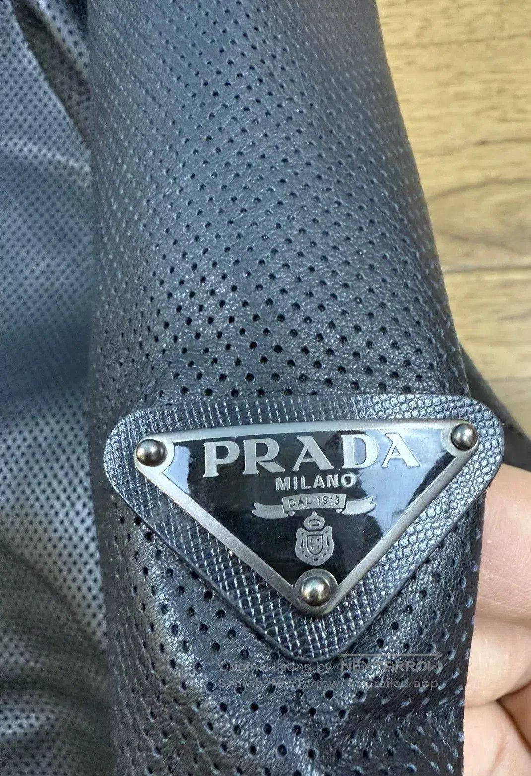 Prada Prada Men's Leather Hooded Jacket. Size US M / EU 48-50 / 2 - 9 Thumbnail